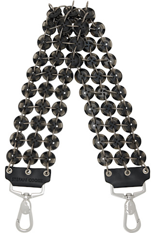 Stefan Cooke: Black Short Button Bag Strap | SSENSE