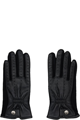 Vivienne Westwoodのブラック Leather Sheep グローブがセール中