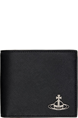 Black Coin Pocket Wallet by Vivienne Westwood on Sale
