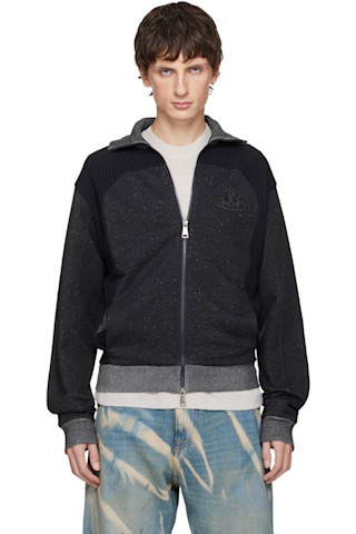 VIVIENNE WESTWOOD ジップアップジャケット グレー M Gray Alien Track Jacket by Vivienne Westwood on Sale