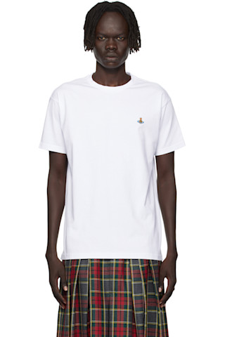 Vivienne Westwoodのホワイト Classic Multicolour Orb Tシャツがセール中