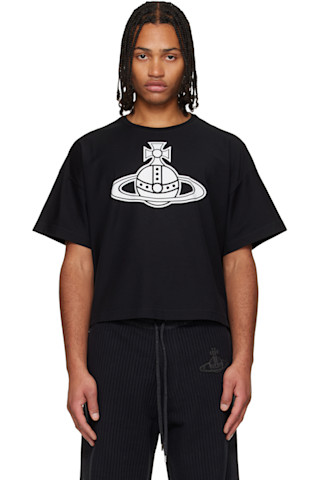 Black Paris Orb Box T-shirt by Vivienne Westwood on Sale