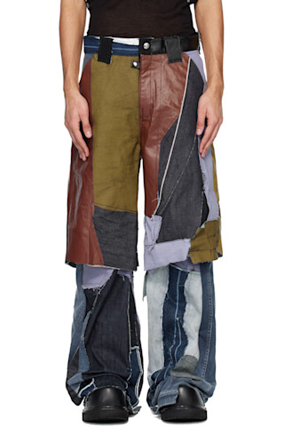 Multicolor Fisolo Trousers by Swampgod on Sale