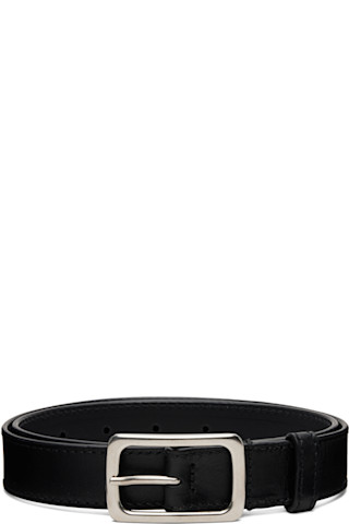 SALE⭐️DRIES VAN NOTEN 黒レザーベルト Dries Van Noten: ブラック レザーベルト | SSENSE 日本