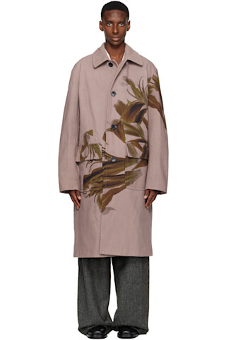Dries Van Notenのピンク フローラル コートがセール中