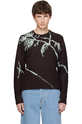 Dries Van Notenのブラウン アルパカ セーターがセール中