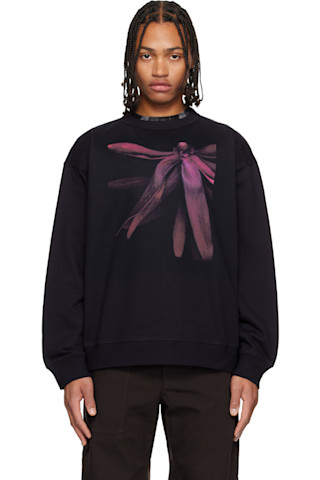 Dries Van Notenのネイビー グラフィック スウェットシャツがセール中