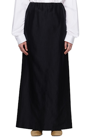 スカート THE ROW 'Saul' skirt Black The Row: Black Saul Maxi Skirt | SSENSE