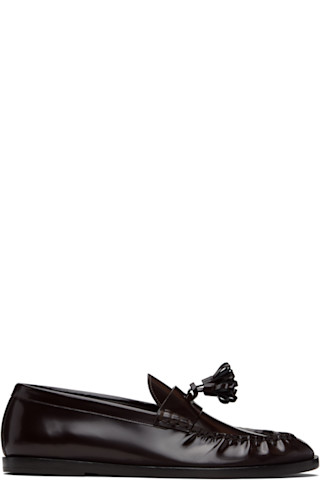 The Row: ブラウン Men's ローファー | SSENSE 日本