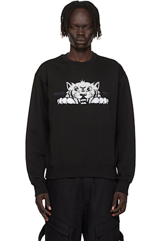 KENZO Paris ブラック スウェット 虎　タイガー 楽天市場】ケンゾー トレーナー VARSITY JUNGLE 虎柄 タイガー