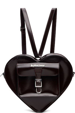 【Dr.Martens】Heart Backpack Backpack Dr. Martens Heart Shaped Backpack - Black | Journeys