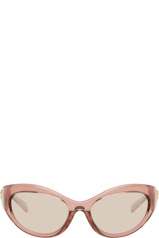 Versaceのピンク Eclipse キャットアイサングラスがセール中