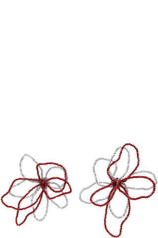 【関税込み】1CONCEPT Poisoned Lilies ピアス 1CONCEPT: Poisoned Lilies ピアス | SSENSE 日本