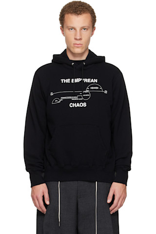 Black UC2E4893 Hoodie by UNDERCOVER on Sale