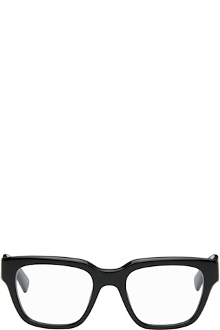 【関税込み】Saint Laurent ブラック SL 804 メガネ Saint Laurent: Black SL 804 Glasses | SSENSE