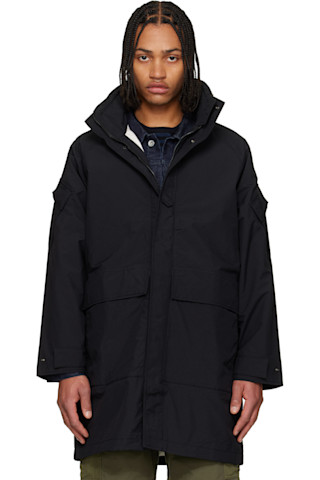 nanamicaのブラック 2L NYLON GORE-TEX クルーザー コートがセール中