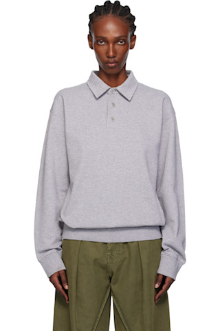 JW Andersonのグレー ラガーシャツがセール中