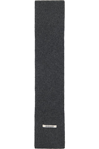 Auralee 25AW LIGHT CASHMERE KNIT STOLE AURALEE Gray Light Cashmere