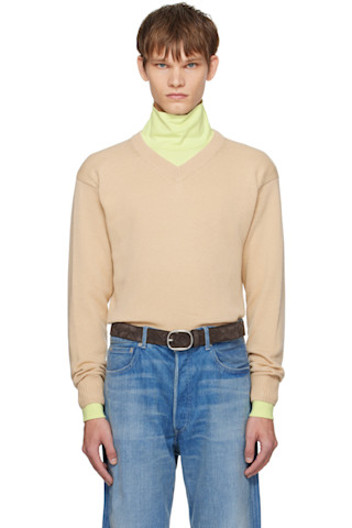 オーラリー　ベージュ クルーネック セーター カシミヤ100%サイズ5 AURALEE（オーラリー）の「＜AURALEE（オーラリー）＞ ベビーカシミア