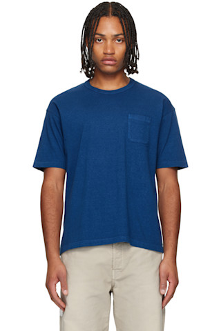 visvim: Blue Jumbo T-shirt | SSENSE