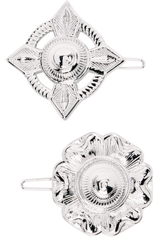 ヘアアクセサリー LptumTOGA PULLA motif pin / silver Future Present - TOGA PULLA | Motif Pin Small