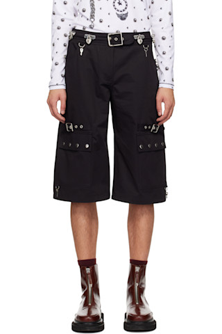 Black Thunderhull Shorts by Chopova Lowena on Sale