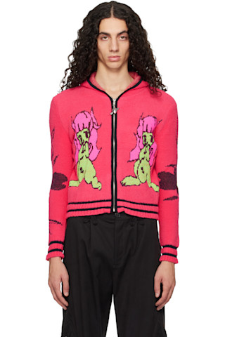 Chopova Lowenaのピンク 'My Name Is Tiny' フーディがセール中