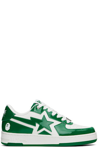Green BAPE STA Icon #1 Sneakers by BAPE on Sale