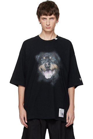 Maison MIHARA YASUHIROのブラック Dog プリントTシャツがセール中