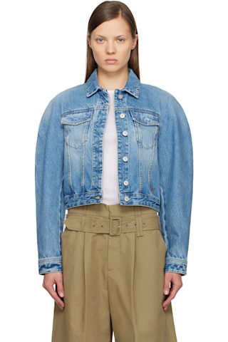 JACQUEMUS: ブルー 'The Ovalo de-Nîmes' デニムジャケット | SSENSE 日本