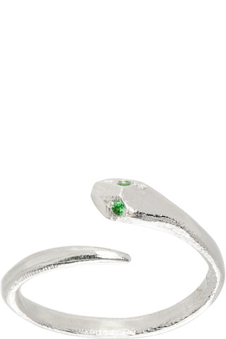 【関税込み】Seb Brown Serpent リング Seb Brown: Serpent Ring | SSENSE