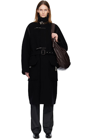 LEMAIREのブラック ダッフルコートがセール中