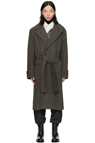 Hood Lambswool — Light Moss – La Garçonne LEMAIRE HOOD LAMBSWOOL