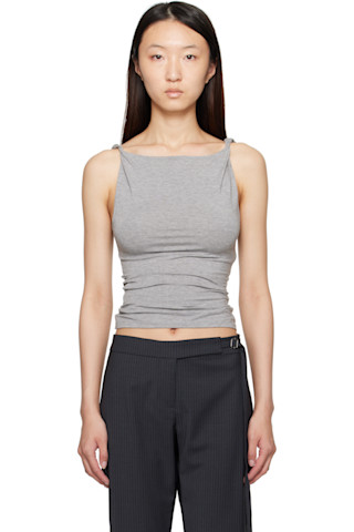 Paloma Wool: Gray Simp Tank Top | SSENSE Canada