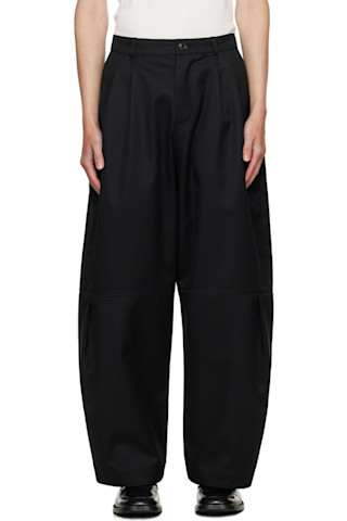 SAGE NATION: Black Zushi Trousers | SSENSE