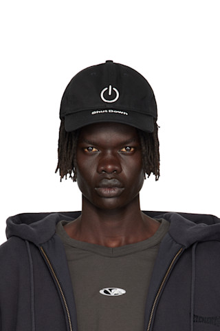 VETEMENTS 限定キャップ VETEMENTS ロゴ キャップ | ブラック | FARFETCH JP