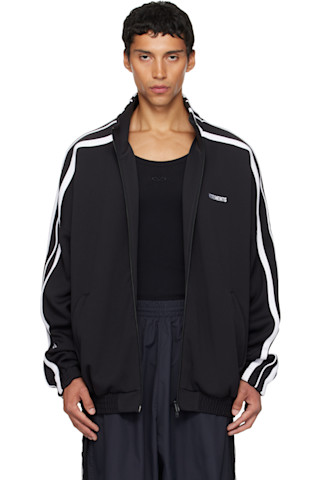 Black Gym Track Jacket by VETEMENTS on Sale