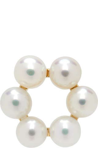【関税込み】Sophie Bille Brahe Petite Luna シングルピアス Sophie Bille Brahe: Petite Luna シングルピアス | SSENSE 日本