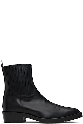 Toga VirilisのSSENSE 日本限定 ブラック AJ996 ブーツがセール中