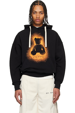 Palm Angelsのブラック Spray Bear ルーズ フーディがセール中