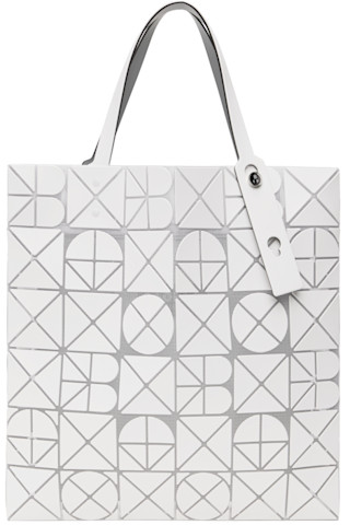 White Font Tote by BAO BAO ISSEY MIYAKE on Sale