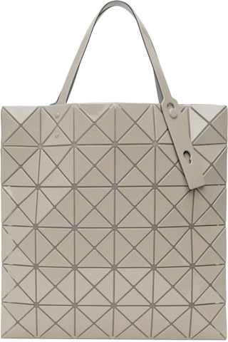 BAO BAO ISSEY MIYAKE: Beige Lucent One-Tone Tote | SSENSE