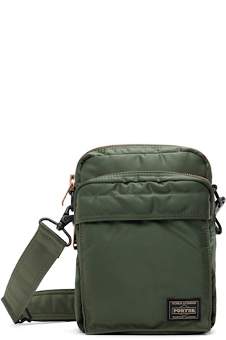 PORTER - Yoshida & Co: Khaki Tanker Vertical Bag | SSENSE PORTER - Yoshida & Co: Khaki Tanker Vertical Bag | SSENSE
