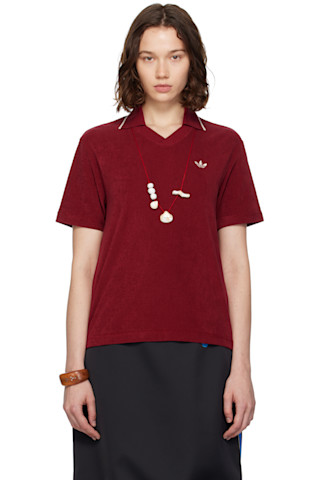 Wales Bonnerのバーガンディ adidas Originalsエディション テリー