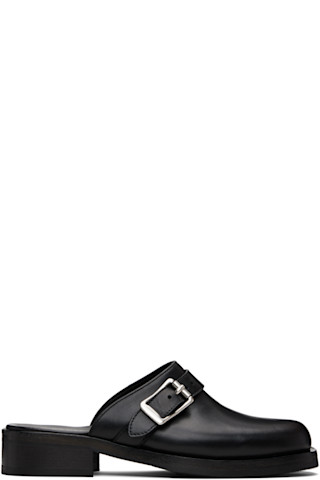 OUR LEGACY ブラック camion mule 41 Our Legacy - Camion Mule Black Leather | Our Legacy