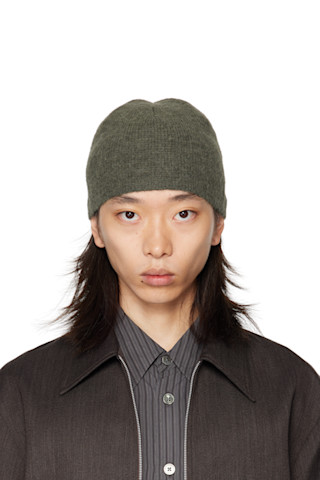 Green Alpaca Beanie by OUR LEGACY on Sale