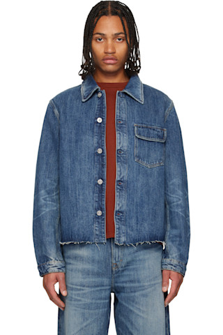 OUR LEGACY: ブルー Cut Rebirth デニムジャケット | SSENSE 日本