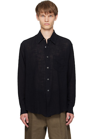 OUR LEGACY: ブラック Coco シャツ | SSENSE 日本