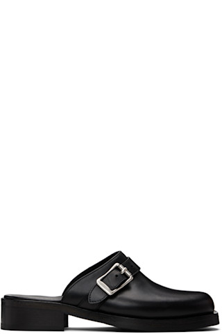 OUR LEGACY: Black Camion Mule Loafers | SSENSE