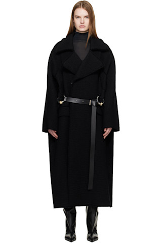 Black 'The Long Gaultier' Coat by Jean Paul Gaultier on Sale